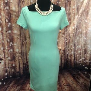 Mint Green Banana Republic Stretch Dress